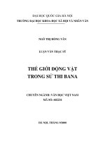 Thế giới động vật trong sử thi bana (tt) 
