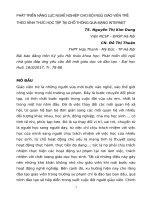 Phát triển năng lực nghề nghiệp cho đội ngũ giáo viên trẻ theo hình thức học tập tại chỗ qua mạng internet