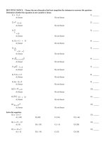 Introductory algebra for college students 6th edition blitzer test bank 