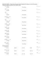 Introductory and intermediate algebra for college students 4th edition blitzer test bank 