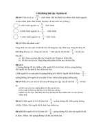 Hệ thống bài tập ôn thi giữa kì lớp 5 học kì 1 về  phân số và đổi đơn vị đo