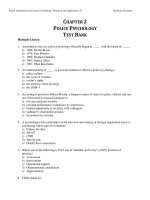 Introduction to forensic psychology 3rd edition bartol test bank 