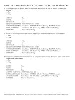 Intermediate accounting reporting and analysis 2nd edition wahlen test bank 