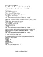 International economics 6th edition james gerber test bank 