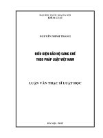 Điều kiện bảo hộ sáng chế theo pháp luật việt nam (tt) 