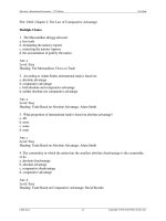 International economics 12th edition salvatore test bank 