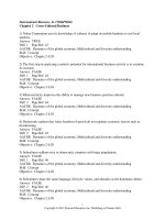 International business 6th edition wild test bank 