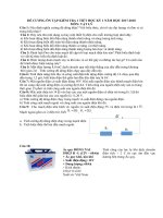 ĐỀ CƯƠNG ôn tập KIỂM TRA 1 TIẾT học kỳ 1 năm học 2017