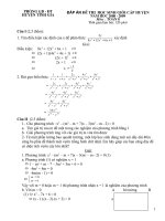 DAP AN  DE THI HSG MON TOAN 8 HUYEN TINH GIA NAM 20082009