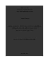 Luận văn thạc sĩ  chính sách bảo tồn và phát huy giá trị di tích cấp quốc gia đặc biệt từ thực tiễn khu di tích phủ chủ tịch 