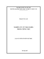 Nghiên cứu từ trái nghĩa trong tiếng việt 
