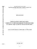 Chính sách phát triển hoạt động nghiên cứu và triển khai (rd) để tăng độ thân thiện của thuốc y học cổ truyền với người tiêu dùng 