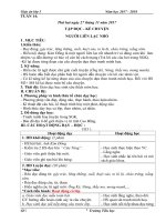 Tuần 14 giáo án lớp 3 soạn theo định hướng phát triển năng lực học sinh