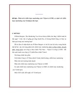 Phân tích chiến lược marketing của VNpost và EMS, so sánh với chiến lược marketing của viettelpost