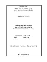 Pháp luật bồi thường khi nhà nước thu hồi đất từ thực tiễn tại thành phố đà nẵng (tt)