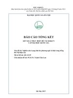 Nghiên cứu trạng thái đa phương ngữ xã hội trong tiếng hà nội hiện nay 