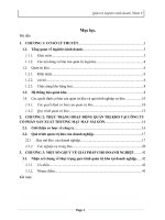 HOẠT ĐỘNG QUẢN TRỊ KHO TẠI CÔNG TY CỔ PHẦN SẢN XUẤT THƯƠNG MẠI MAY SÀI GÒN.