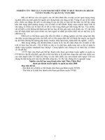 Nghiên cứu thể lực nam thanh niên tỉnh thừa thiên huế tham gia khám tuyển nghĩa vụ quân sự năm 2008