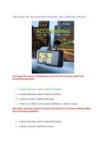 Test bank for accounting principles 1st canadian edition 