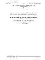 Điều khiển lập trình cho hệ thống garage ô tô