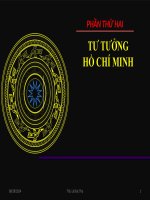 BÀI GIẢNG ĐIỆN TỬ. CƠ SỞ, QUÁ TRÌNH  HÌNH THÀNH VÀ PHÁT TRIỂN CỦA  TƯ TƯỞNG HỒ CHÍ MINH