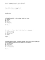 Managing human behavior in public and nonprofit organizations 3rd edition denhardt test bank 