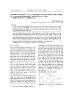 Một phương pháp nâng cao ổn định góc rotor máy phát điện sử dụng đồng thời bộ ổn định công suất(PSS) và thiết bị bù ngang tĩnh (SVC)