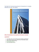 Test bank for financial accounting an introduction to concepts methods and uses 13th edition 