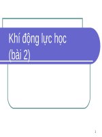 bài giảng điện tử Khí động lực học 2