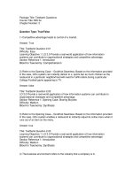 Management information systems 3rd edition rainer test bank 