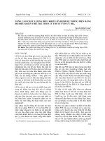 Nâng cao chất lượng điều khiển ổn định hệ thống điện bằng bộ điều khiển thiết kế theo lý thuyết tối ưu RH