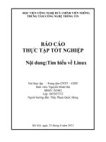 Thực tập tìm hiểu về Linux