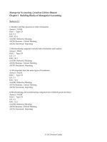 Managerial accounting canadian edition 1st edition braun test bank 