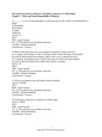 Legal environment of business online commerce ethics and global issues 8th edition cheeseman test bank 