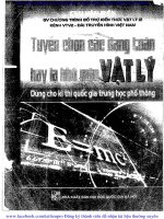 Tuyển chọn các bài toán vật lý hay lạ khó   chu văn biên phần 1