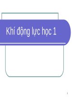 bài giảng điện tử  khí động lực học 1
