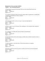 Management a focus on leaders 1st edition annie mckee test bank 