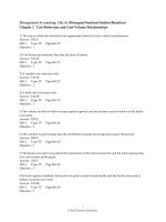 Management accounting sixth canadian edition 6th edition horngren test bank 