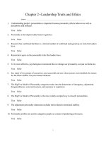 Leadership theory application and skill development 5th edition lussier test bank 