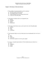 Life in the universe 3rd edition bennett test bank 