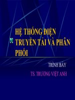 Bài giảng hệ thống điện truyền tải và phân phối   TS  trương việt anh