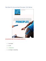 Test bank for accounting principles 11th edition 