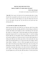 Phương pháp siêu phân tích trong nghiên cứu khoa học giáo dục