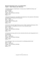 Management information systems 13th edition laudon test bank 