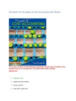 Test bank for principles of cost accounting 16th edition 