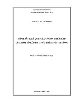 Tính bất khả quy của các đa thức lặp của một số lớp đa thức trên một trường 