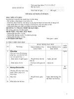 giáo án nghề thực hành nguội cơ bản