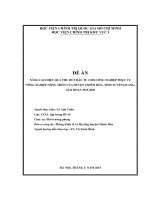 Nâng cao hiệu quả thu hút đầu tư cho phát triển công nghiệp phục vụ nông nghiệp nông thôn của huyện Chiêm Hóa, tỉnh Tuyên Quang giai đoạn 20152020