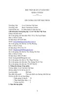 Đề cương chi tiết cơ sở văn hóa Việt Nam