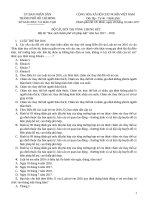 Bộ câu hỏi thi vòng chung kết hội thi “Học sinh thành phố với pháp luật” năm học 2017 – 2018